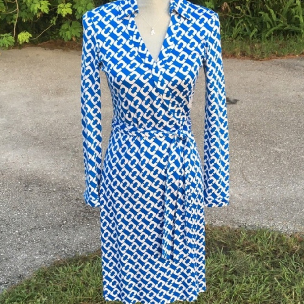 DIANE VON FURSTENBERG New Jeanne Two Wrap Dress